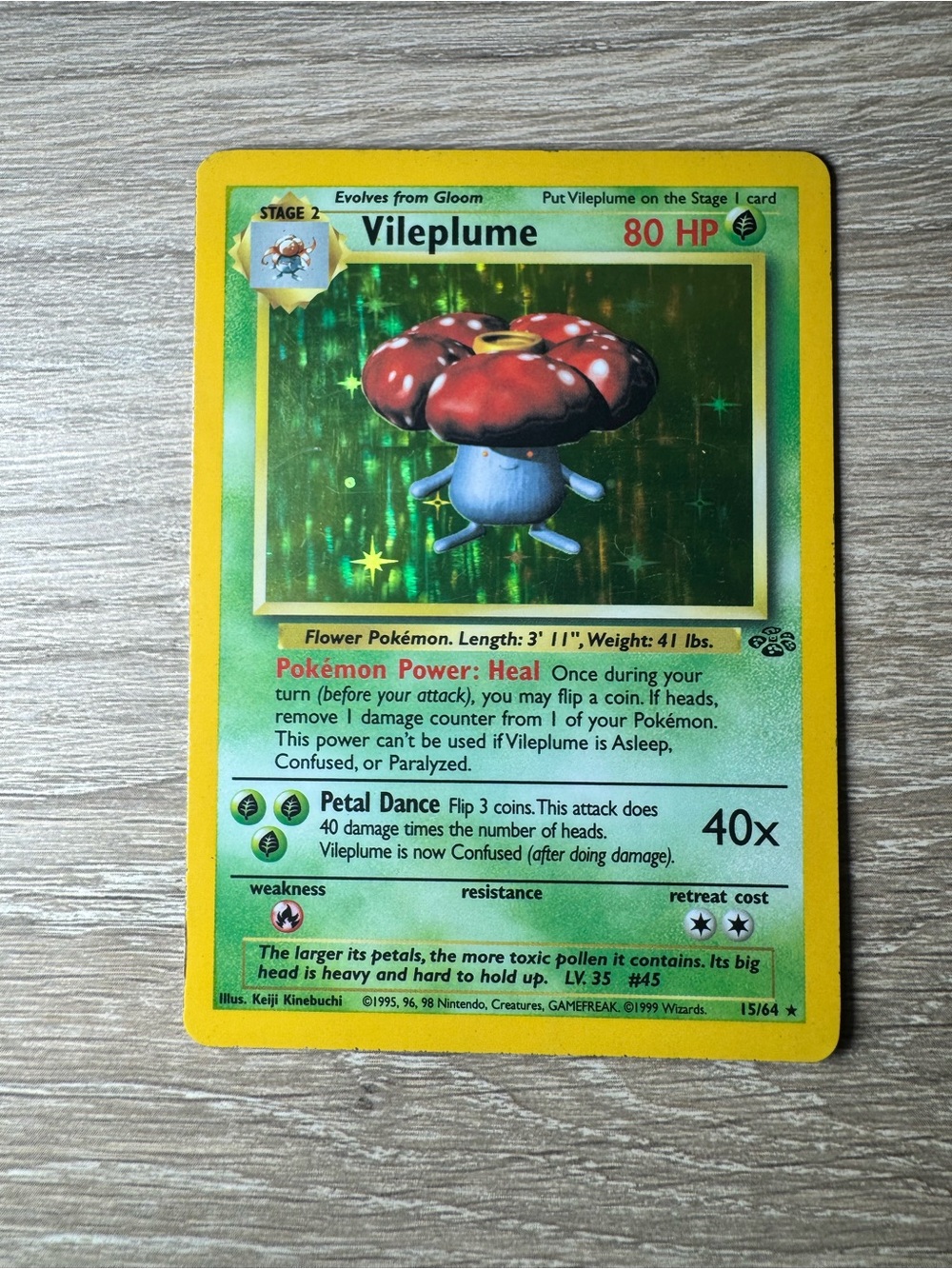 Vileplume #15/Pokemon Jungle